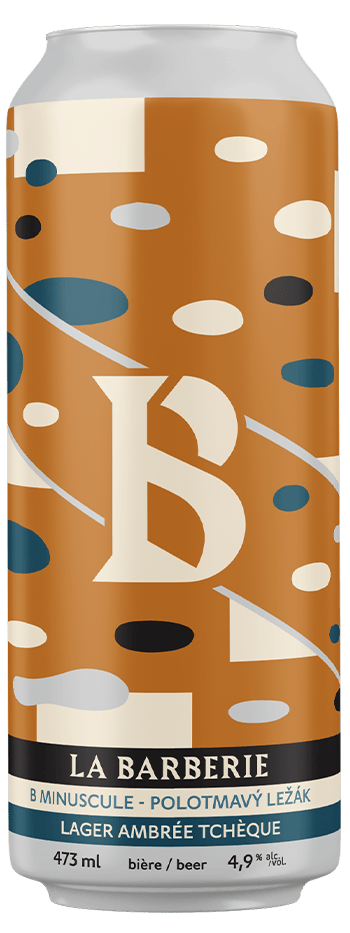 B minuscule - Polotmavy lezak